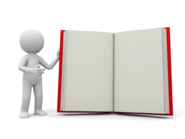 3d bir kişi için kitap tanıtımı
