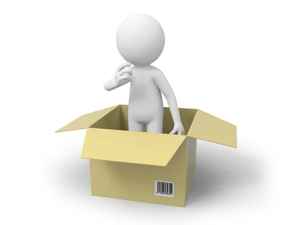 Pakket box — Stockfoto