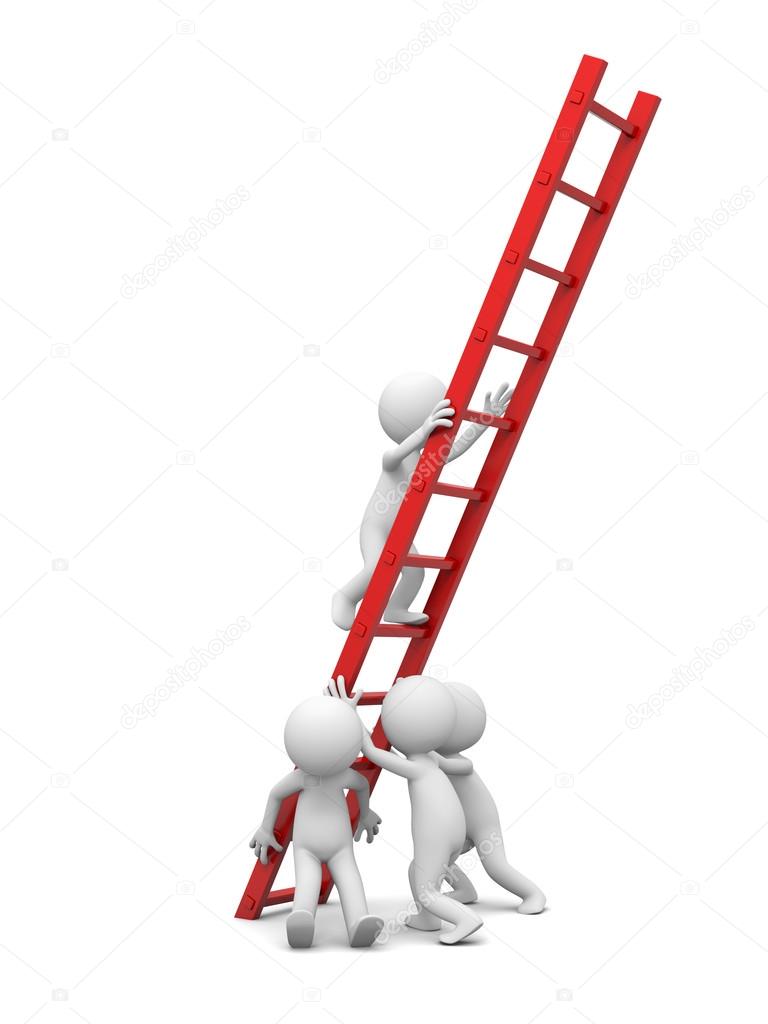 Man with ladder