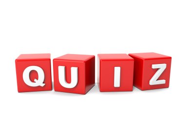 kırmızı, quiz küp üzerinde yazıt