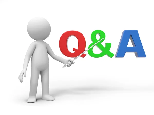 Question and answer — Stock Photo, Image