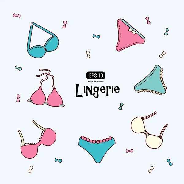 Lingerie — Stockvector