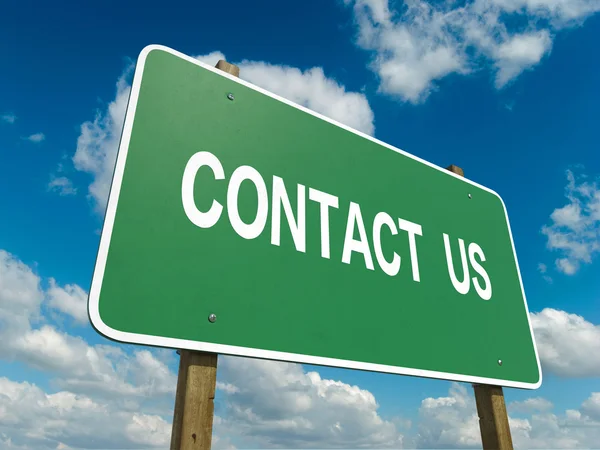 Contact us — Stock Photo, Image