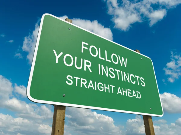 Seguir tus instintos — Foto de Stock