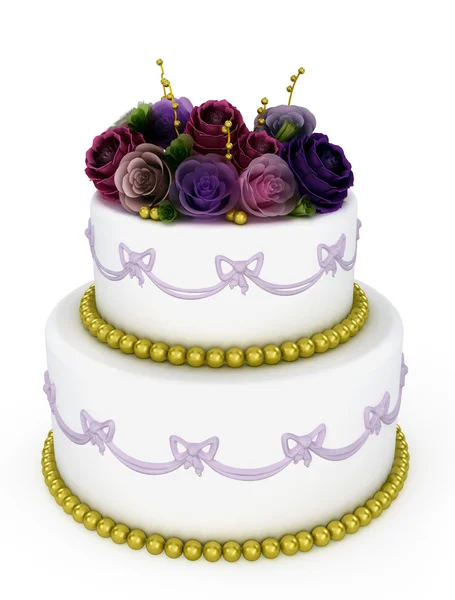 結婚式のお祝いのケーキ — ストック写真