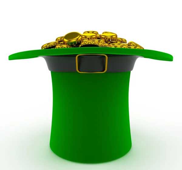 Smaragdgrüne Koboldmütze für St. Patrick 's Day — Stockfoto