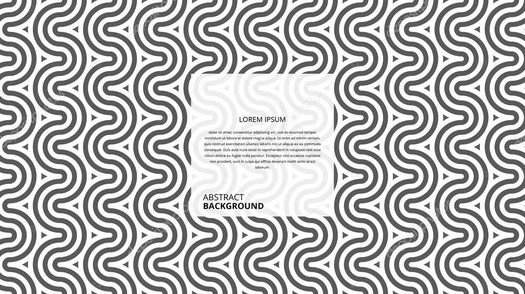 abstract decorative wavy lines pattern
