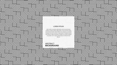 soyut dekoratif kare çizgi deseni