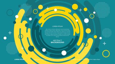 Çeşitli tasarım amaçları için soyut şekiller arka plan