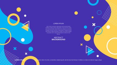 Çeşitli tasarım amaçları için soyut şekiller arka plan