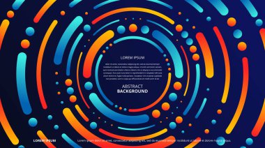 Çeşitli tasarım amaçları için soyut şekiller arka plan