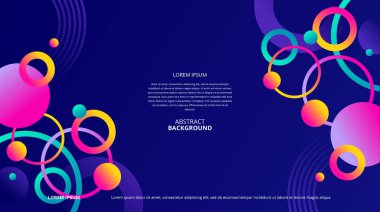 Çeşitli tasarım amaçları için soyut şekiller arka plan