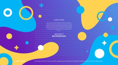 Çeşitli tasarım amaçları için soyut şekiller arka plan