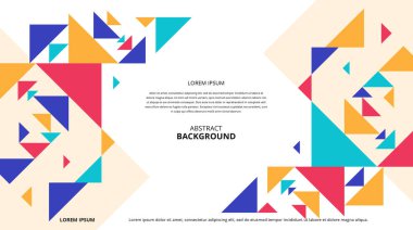 Çeşitli tasarım amaçları için soyut şekiller arka plan