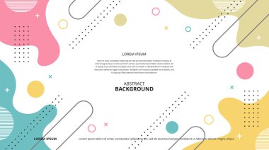 Çeşitli tasarım amaçları için soyut şekiller arka plan