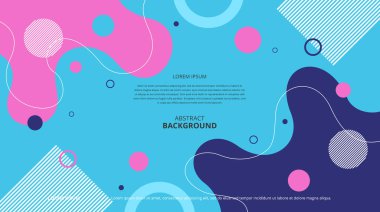 Çeşitli tasarım amaçları için soyut şekiller arka plan