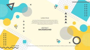 Çeşitli tasarım amaçları için soyut şekiller arka plan