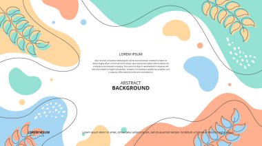 Çeşitli tasarım amaçları için soyut şekiller arka plan