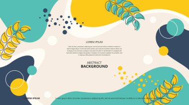 Çeşitli tasarım amaçları için soyut şekiller arka plan