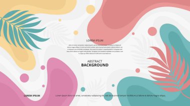 Çeşitli tasarım amaçları için soyut şekiller arka plan