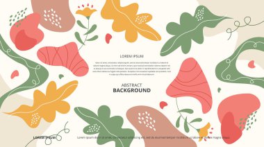 Çeşitli tasarım amaçları için soyut şekiller arka plan