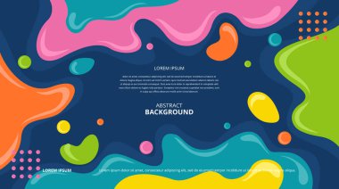 Çeşitli tasarım amaçları için soyut şekiller arka plan