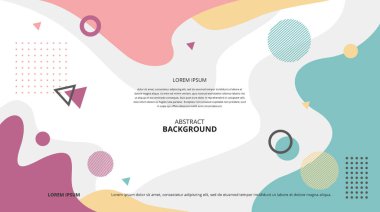 Çeşitli tasarım amaçları için soyut şekiller arka plan