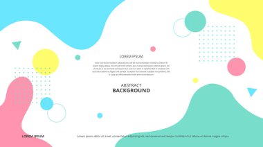 Çeşitli tasarım amaçları için soyut şekiller arka plan