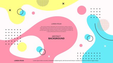 Çeşitli tasarım amaçları için soyut şekiller arka plan