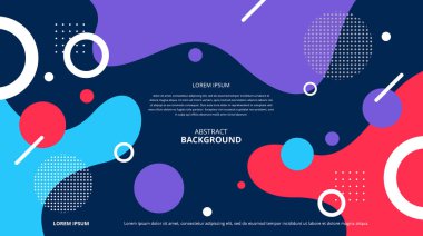 Çeşitli tasarım amaçları için soyut şekiller arka plan