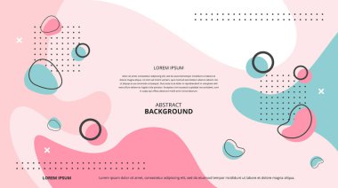 Çeşitli tasarım amaçları için soyut şekiller arka plan