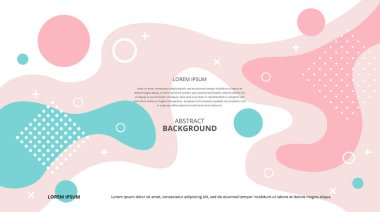 Çeşitli tasarım amaçları için soyut şekiller arka plan