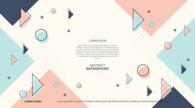 Çeşitli tasarım amaçları için soyut şekiller arka plan