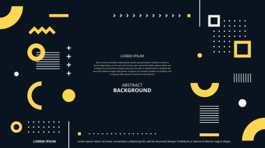 Çeşitli tasarım amaçları için soyut şekiller arka plan