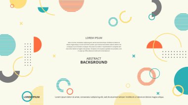 Çeşitli tasarım amaçları için soyut şekiller arka plan