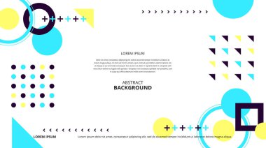 Çeşitli tasarım amaçları için soyut şekiller arka plan