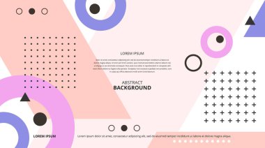 Çeşitli tasarım amaçları için soyut şekiller arka plan