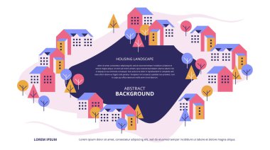 Çeşitli tasarım amaçları için soyut şekiller arka plan