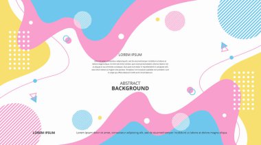 Çeşitli tasarım amaçları için soyut şekiller arka plan