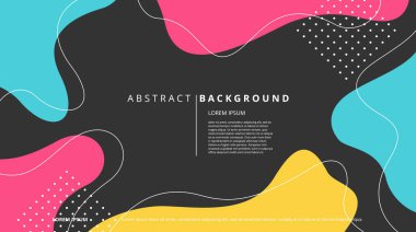 Çeşitli tasarım amaçları için soyut şekiller arka plan