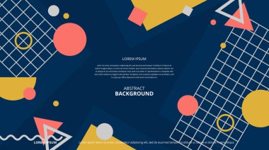 Çeşitli tasarım amaçları için soyut şekiller arka plan