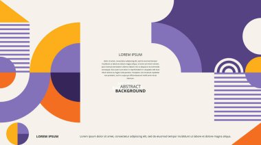 Çeşitli tasarım amaçları için soyut şekiller arka plan