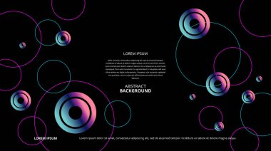 Çeşitli tasarım amaçları için soyut şekiller arka plan