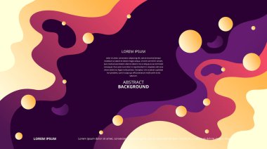 Çeşitli tasarım amaçları için soyut şekiller arka plan