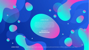 Çeşitli tasarım amaçları için soyut şekiller arka plan