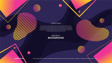 Çeşitli tasarım amaçları için soyut şekiller arka plan