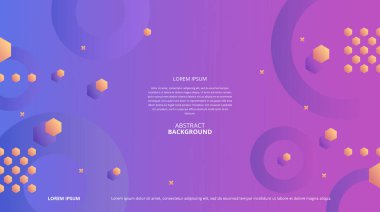 Çeşitli tasarım amaçları için soyut şekiller arka plan