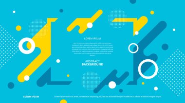 Çeşitli tasarım amaçları için soyut şekiller arka plan