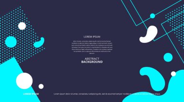 Çeşitli tasarım amaçları için soyut şekiller arka plan