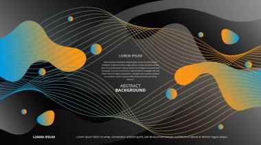 Çeşitli tasarım amaçları için soyut şekiller arka plan